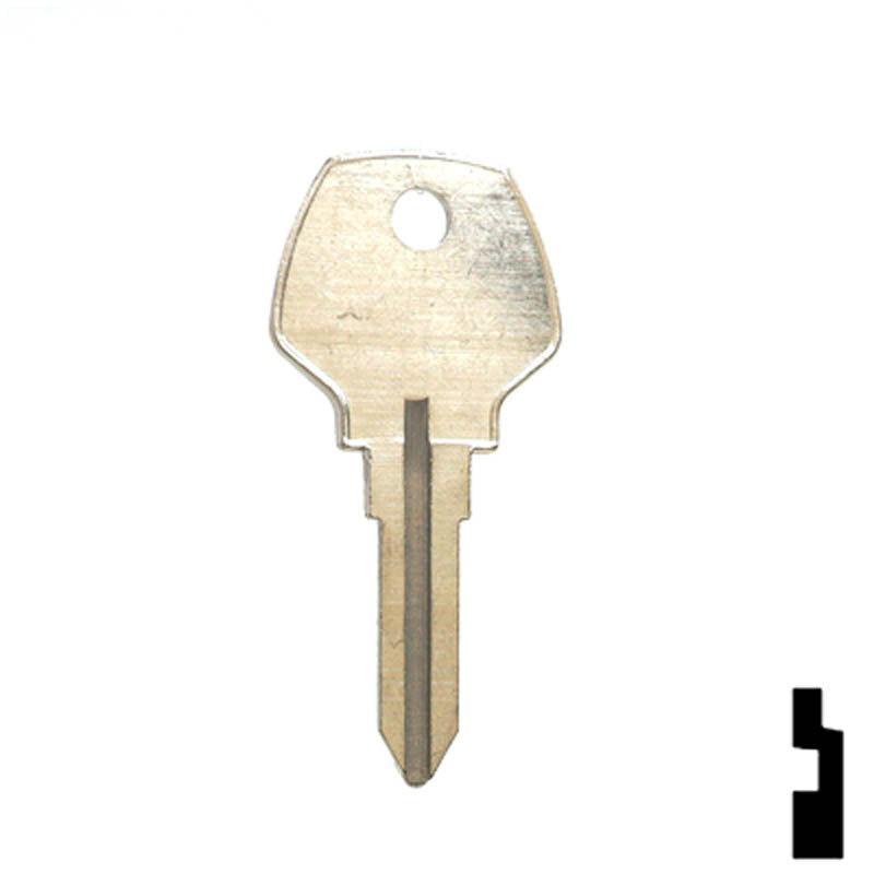 Uncut Key Blank | Harley Davidson | X125 Power Sport Key Ilco