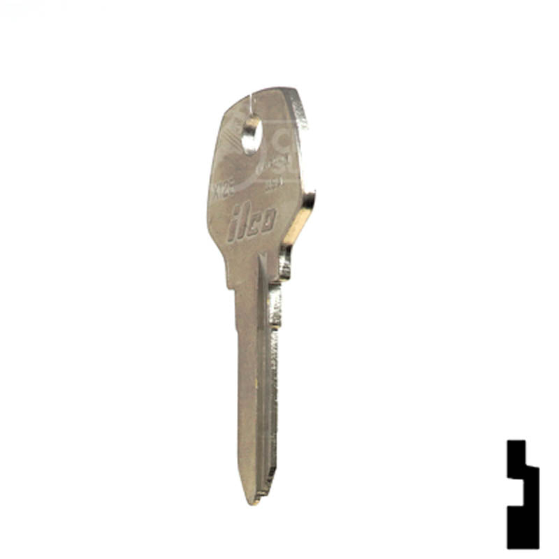 Uncut Key Blank | Harley Davidson | X125 Power Sport Key Ilco