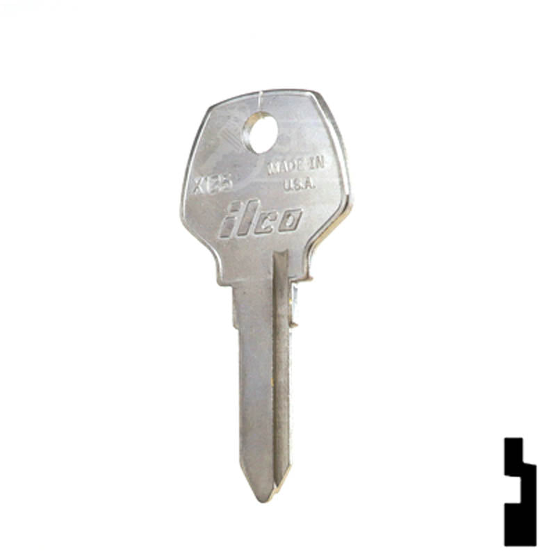 Uncut Key Blank | Harley Davidson | X125 Power Sport Key Ilco