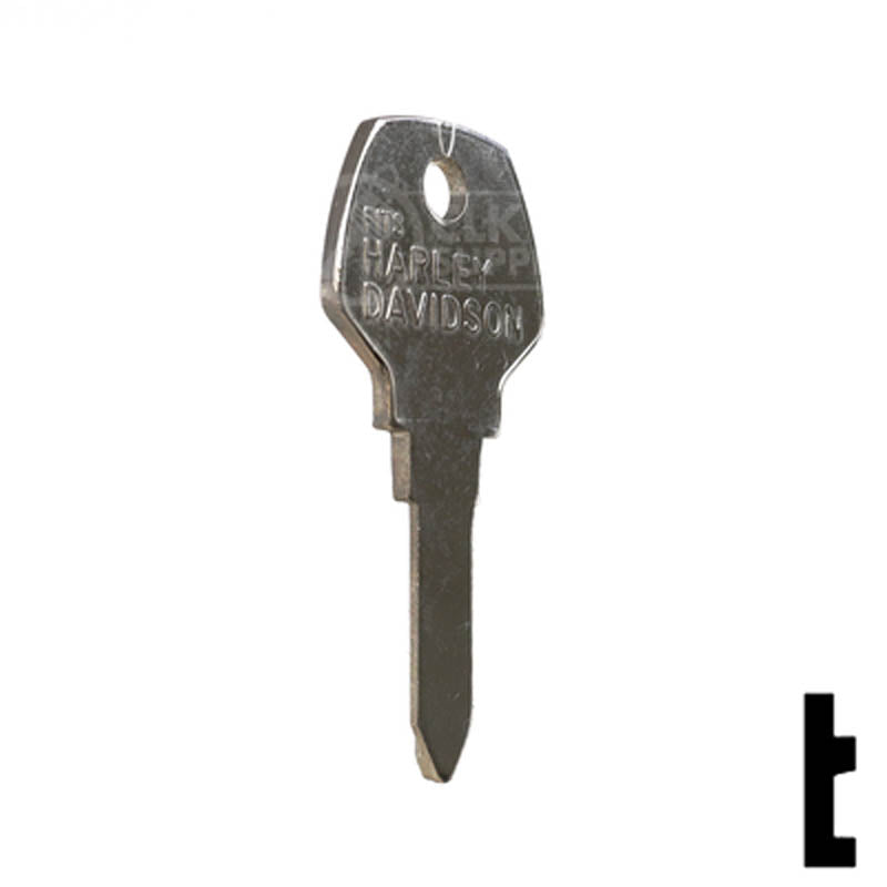 Uncut Key Blank | Harley Davidson | X126 Power Sport Key Ilco
