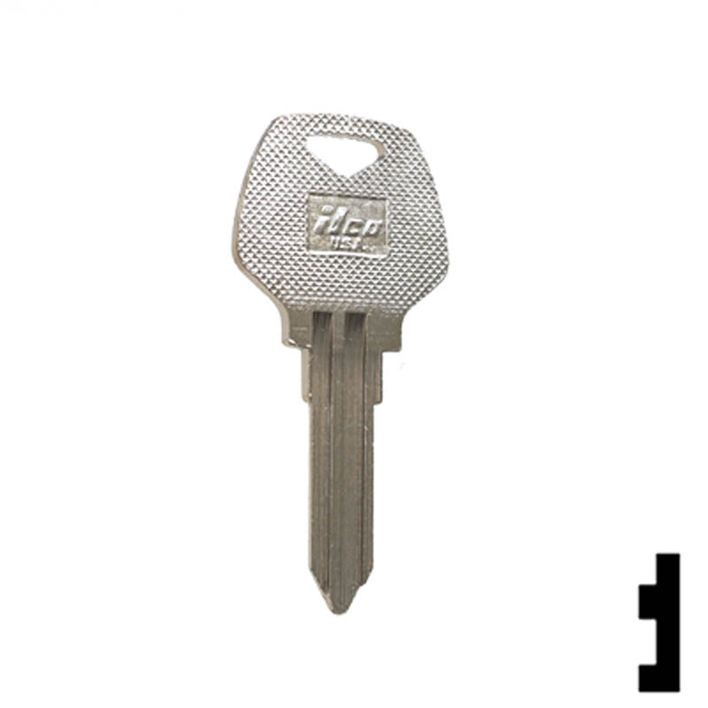 Uncut Key Blank | Harley Davidson | X127 Power Sport Key Ilco