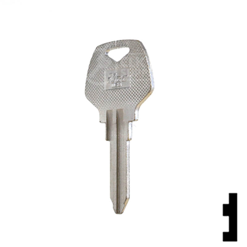 Uncut Key Blank | Harley Davidson | X127 Power Sport Key Ilco