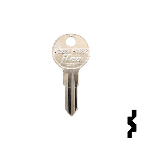 Uncut Key Blank | Harley Davidson | X226, HYD12 Power Sport Key Ilco