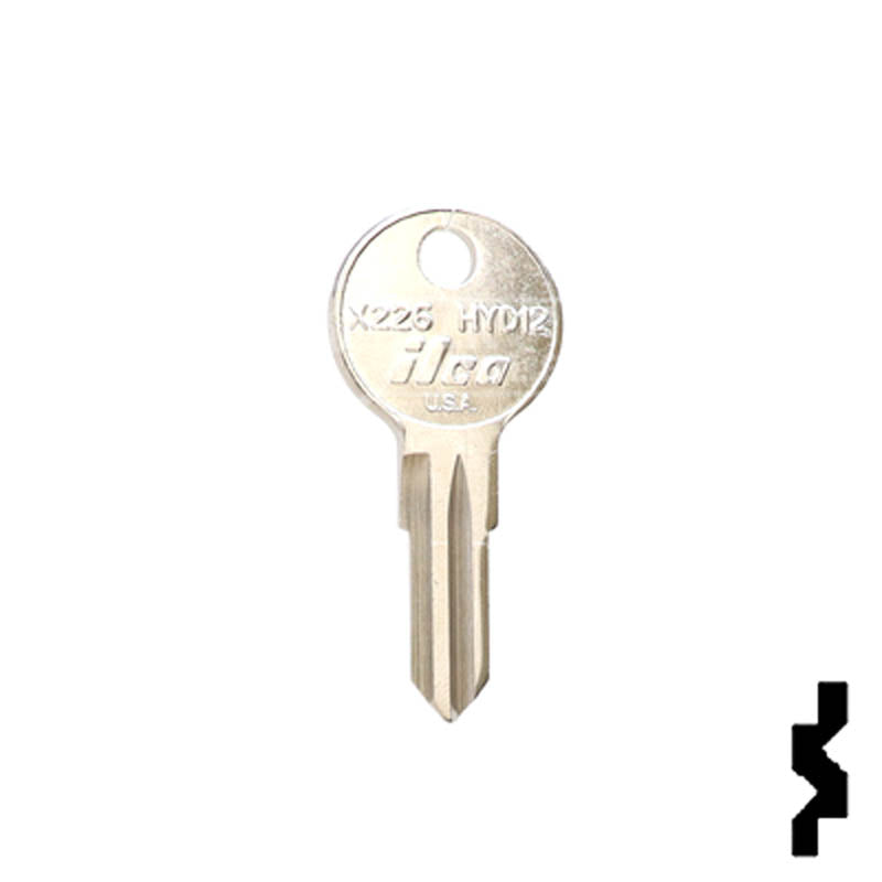 Uncut Key Blank | Harley Davidson | X226, HYD12 Power Sport Key Ilco