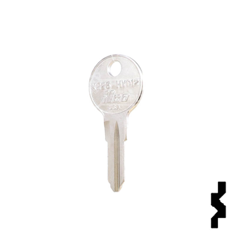 Uncut Key Blank | Harley Davidson | X226, HYD12 Power Sport Key Ilco
