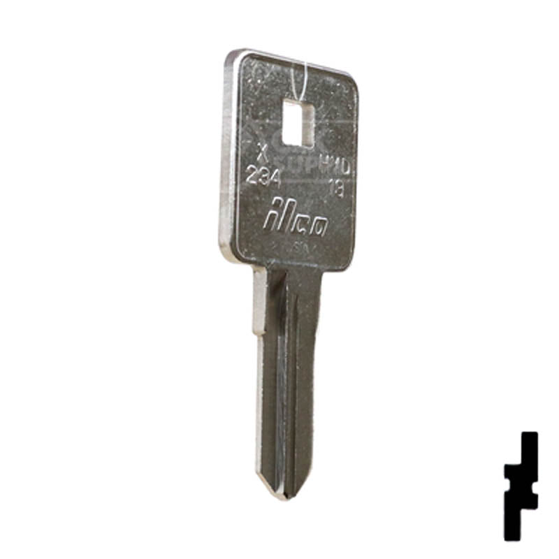 Uncut Key Blank | Harley Davidson | X234, HYD13 Power Sport Key Ilco