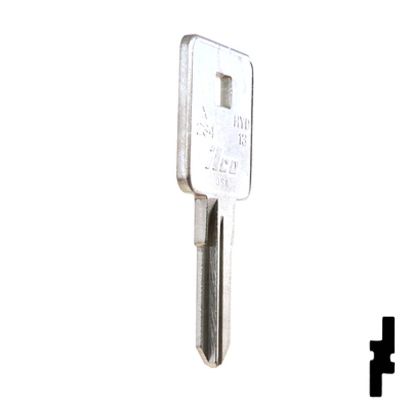 Uncut Key Blank | Harley Davidson | X234, HYD13 Power Sport Key Ilco