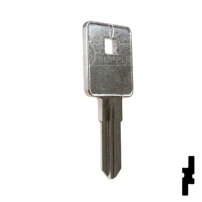 Uncut Key Blank | Harley Davidson | X234, HYD13 Power Sport Key Ilco