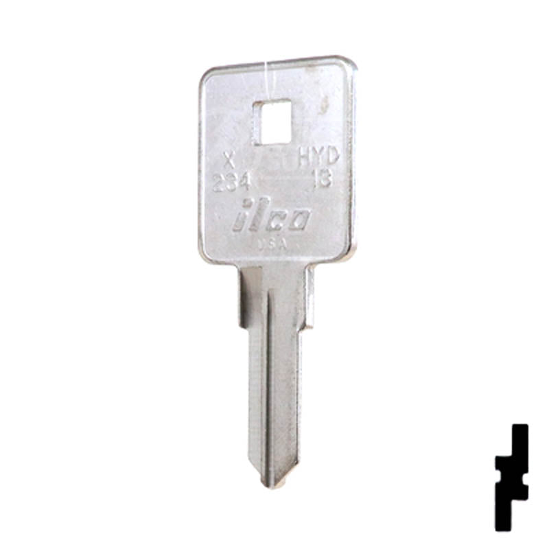 Uncut Key Blank | Harley Davidson | X234, HYD13 Power Sport Key Ilco