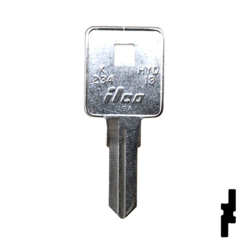 Uncut Key Blank | Harley Davidson | X234, HYD13 Power Sport Key Ilco