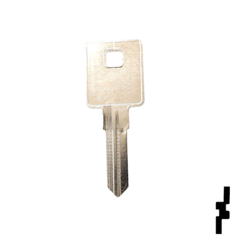Uncut Key Blank | Harley Davidson | X283, HYD16 Power Sport Key Ilco