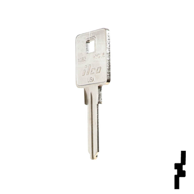 Uncut Key Blank | Harley Davidson | X283, HYD16 Power Sport Key Ilco