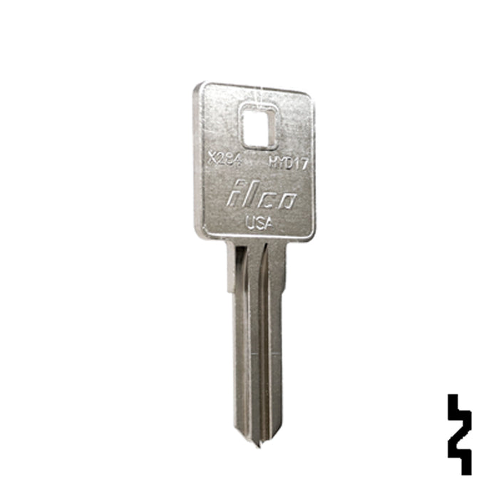 Uncut Key Blank | Harley Davidson | X284, HYD17 Power Sport Key Ilco