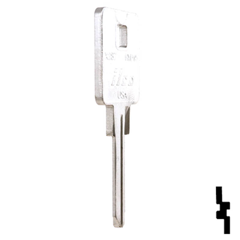 Uncut Key Blank | Harley Davidson | X287, HYD15 Power Sport Key Ilco