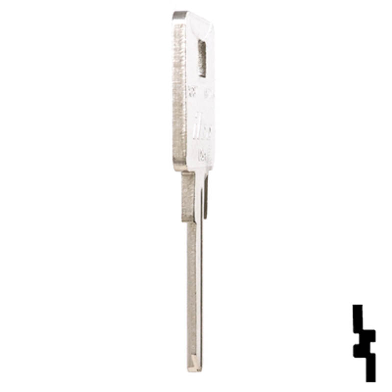 Uncut Key Blank | Harley Davidson | X287, HYD15 Power Sport Key Ilco