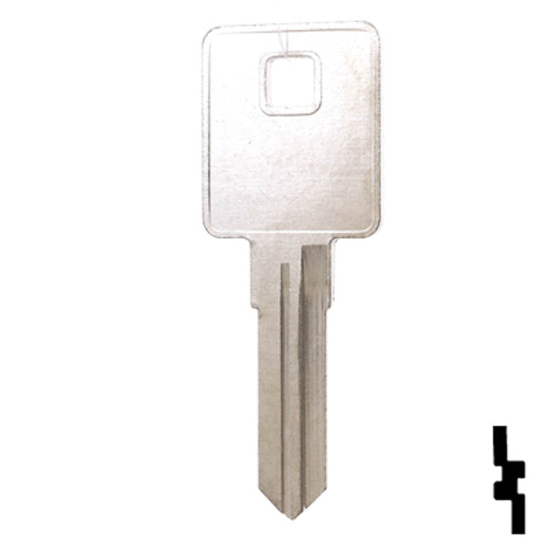 Uncut Key Blank | Harley Davidson | X287, HYD15 Power Sport Key Ilco