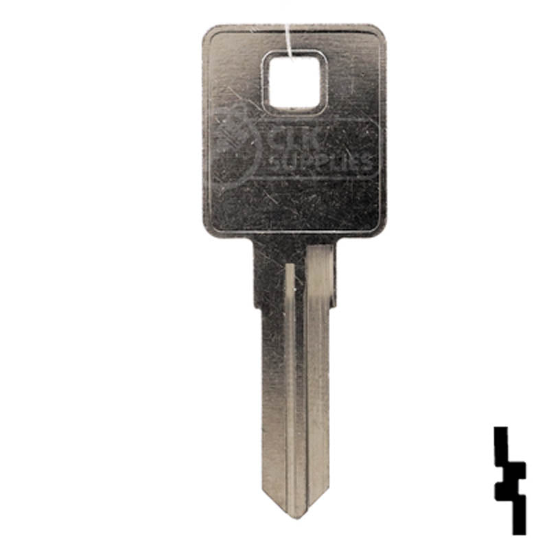 Uncut Key Blank | Harley Davidson | X287, HYD15 Power Sport Key Ilco