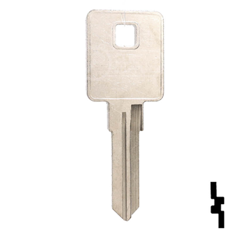 Uncut Key Blank | Harley Davidson | X287, HYD15 Power Sport Key Ilco