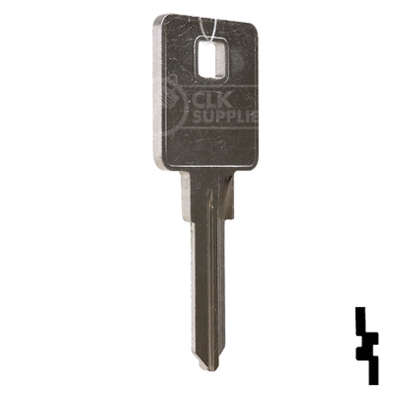 Uncut Key Blank | Harley Davidson | X287, HYD15 Power Sport Key Ilco