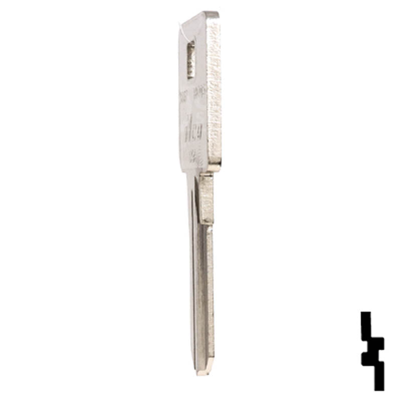 Uncut Key Blank | Harley Davidson | X287, HYD15 Power Sport Key Ilco