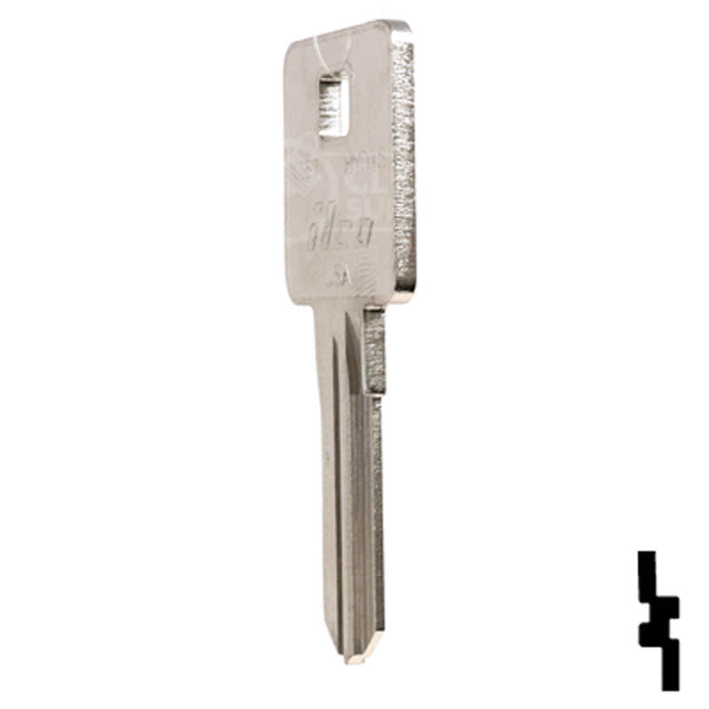 Uncut Key Blank | Harley Davidson | X287, HYD15 Power Sport Key Ilco