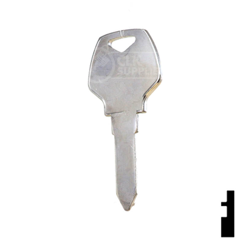 Uncut Key Blank | Harley Davidson | X93 Power Sport Key Ilco