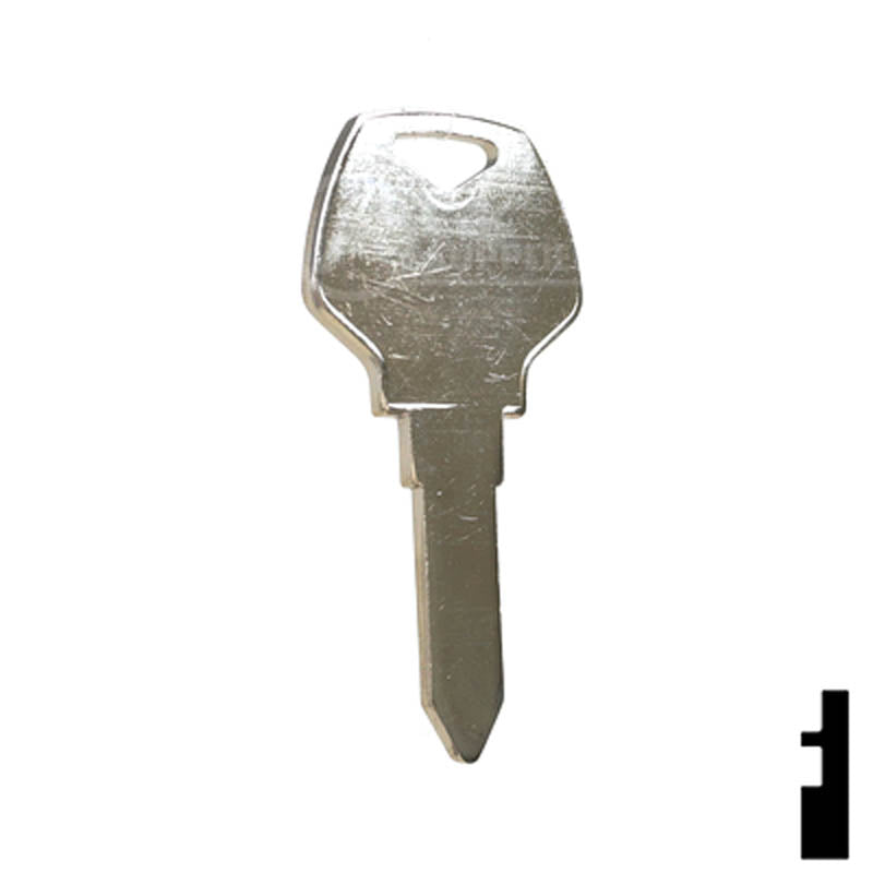 Uncut Key Blank | Harley Davidson | X93 Power Sport Key Ilco