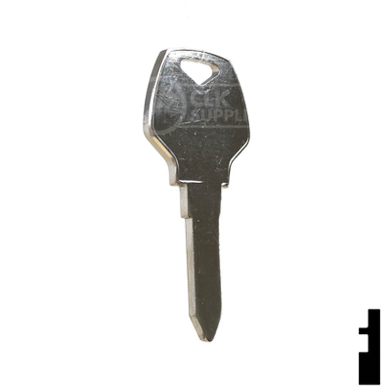 Uncut Key Blank | Harley Davidson | X93 Power Sport Key Ilco
