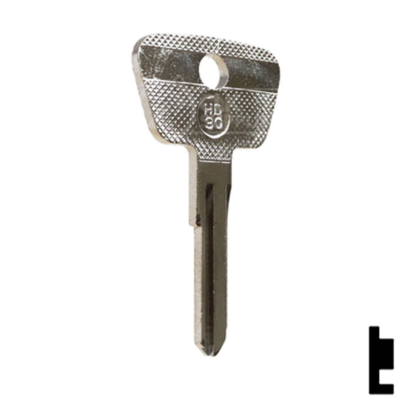 Uncut Key Blank | Honda Motorcycle | HD30 Power Sport Key Ilco