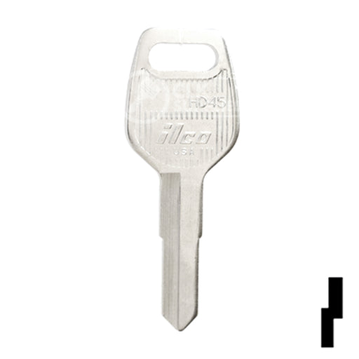 Uncut Key Blank | Honda Motorcycle | HD45 Power Sport Key Ilco