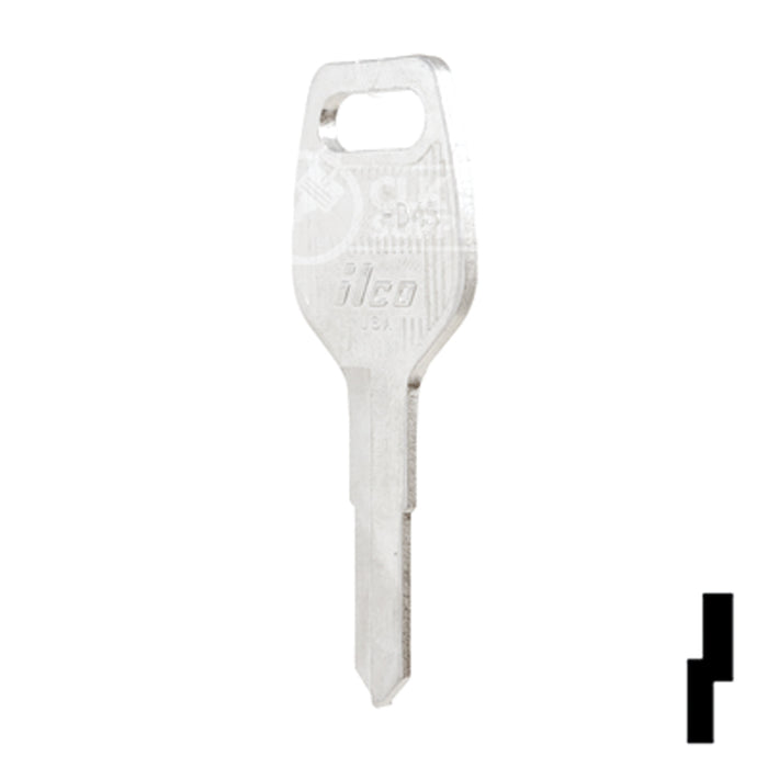 Uncut Key Blank | Honda Motorcycle | HD45 Power Sport Key Ilco