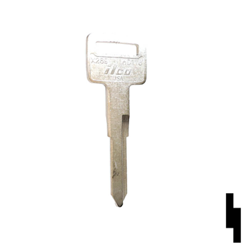 Uncut Key Blank | Honda Motorcycle | X289, HD118 Power Sport Key Ilco