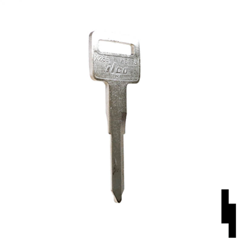 Uncut Key Blank | Honda Motorcycle | X289, HD118 Power Sport Key Ilco
