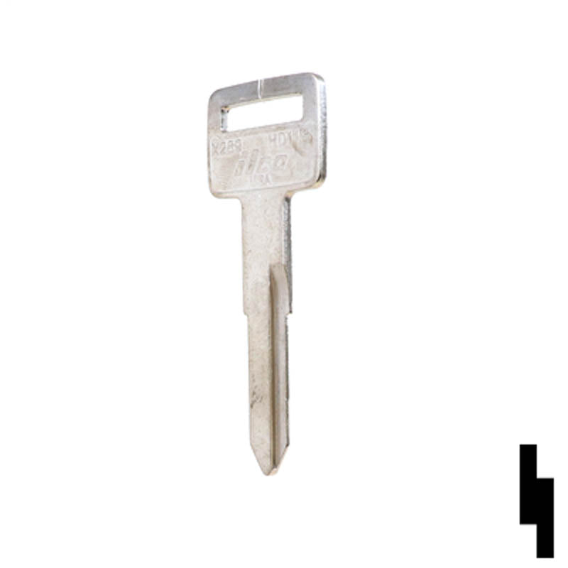 Uncut Key Blank | Honda Motorcycle | X289, HD118 Power Sport Key Ilco