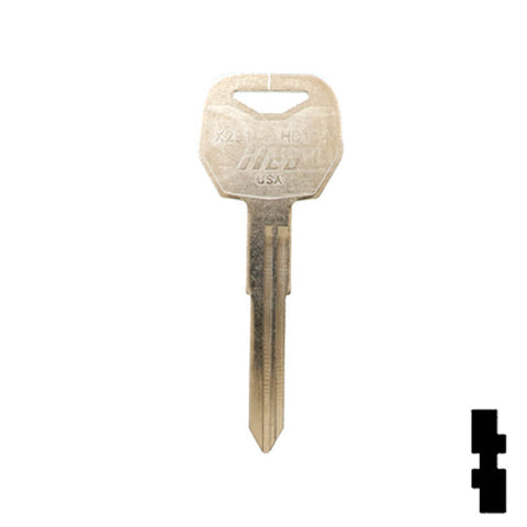 Uncut Key Blank | Honda Motorcycle | X291, HD114 Power Sport Key Ilco