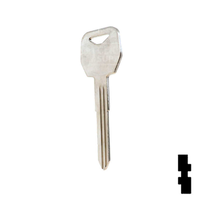 Uncut Key Blank | Honda Motorcycle | X291, HD114 Power Sport Key Ilco