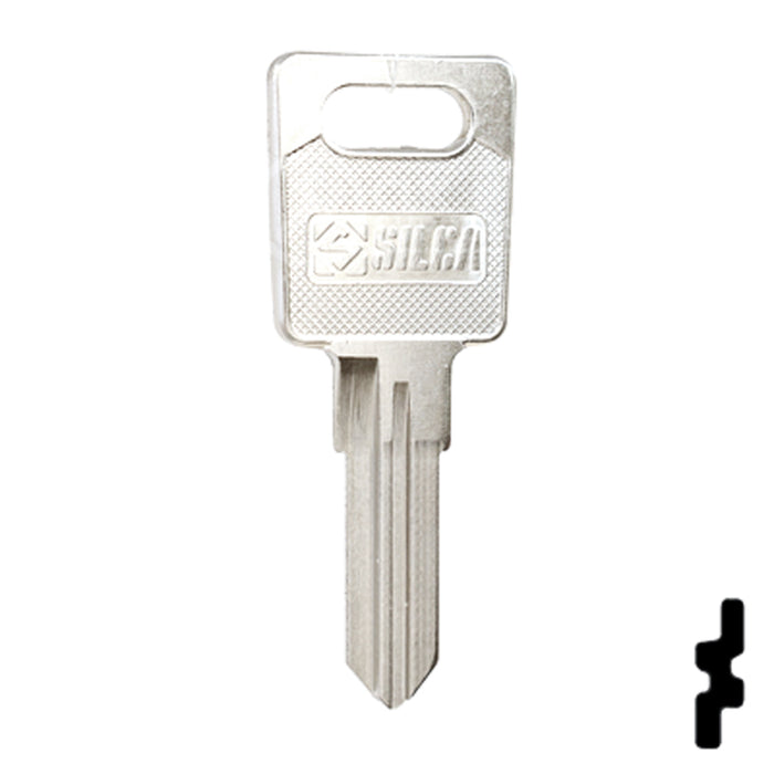 Uncut Key Blank | Huwil | HW4R Power Sport Key Ilco