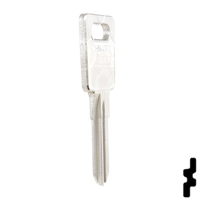 Uncut Key Blank | Huwil | HW4R Power Sport Key Ilco