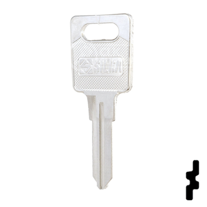 Uncut Key Blank | Huwil | HW4R Power Sport Key Ilco