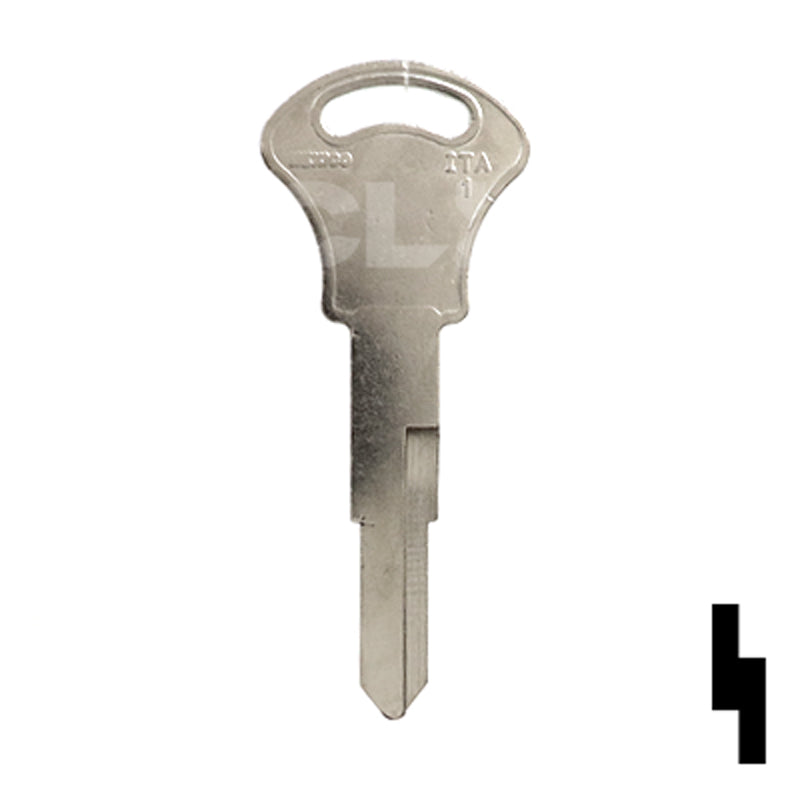 Uncut Key Blank | Italica | ITA-1 Power Sport Key JMA USA