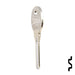 Uncut Key Blank | Jungheinrich | JR1R SI Power Sport Key Ilco