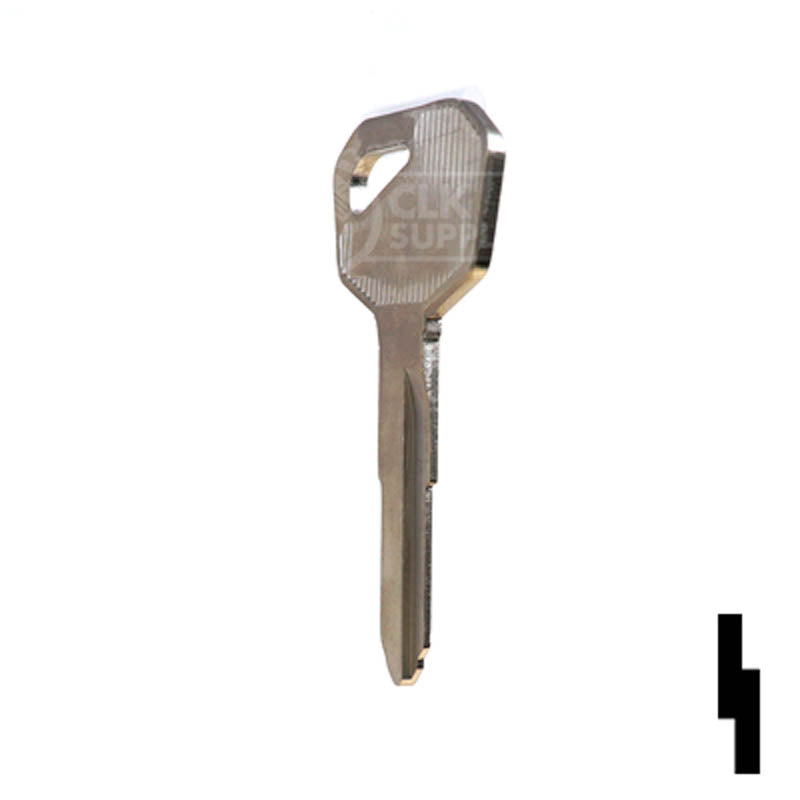 Uncut Key Blank | Kawasaki| KA16-NP, KW16C-P Power Sport Key Ilco