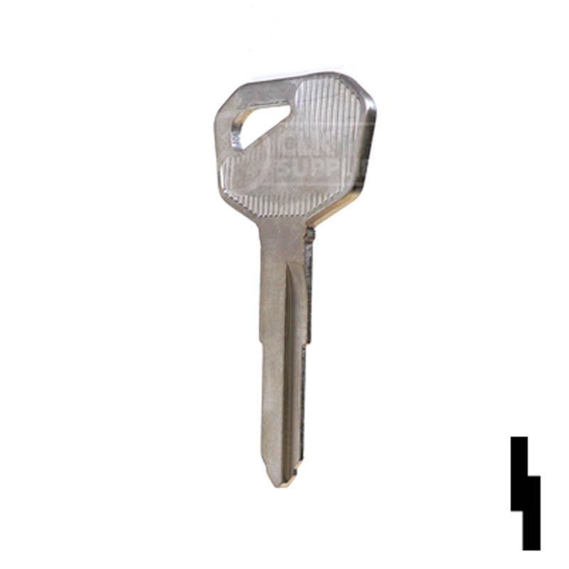 Uncut Key Blank | Kawasaki| KA16-NP, KW16C-P Power Sport Key Ilco