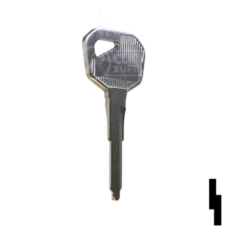 Uncut Key Blank | Kawasaki| KA16-NP, KW16C-P Power Sport Key Ilco