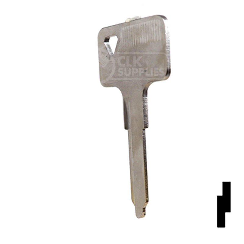Uncut Key Blank | Kawasaki | KW14R Power Sport Key Ilco