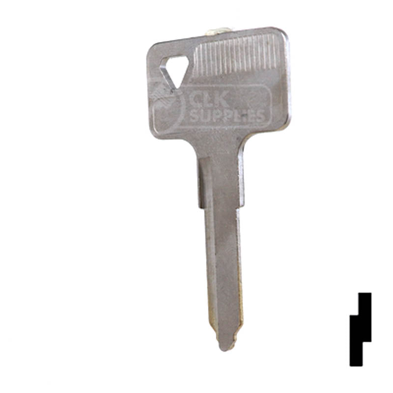 Uncut Key Blank | Kawasaki | KW14R Power Sport Key Ilco