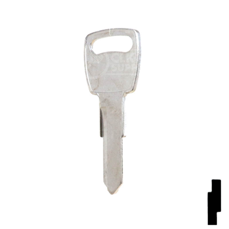 Uncut Key Blank | Kawasaki | X23, KA6 — CLK Supplies