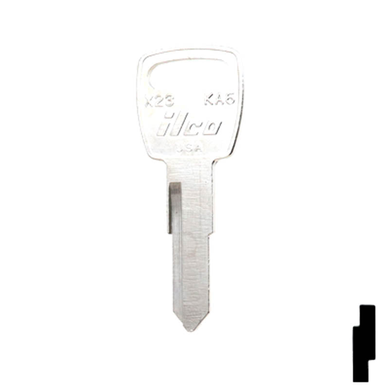 Uncut Key Blank | Kawasaki | X23, KA6 Power Sport Key Ilco