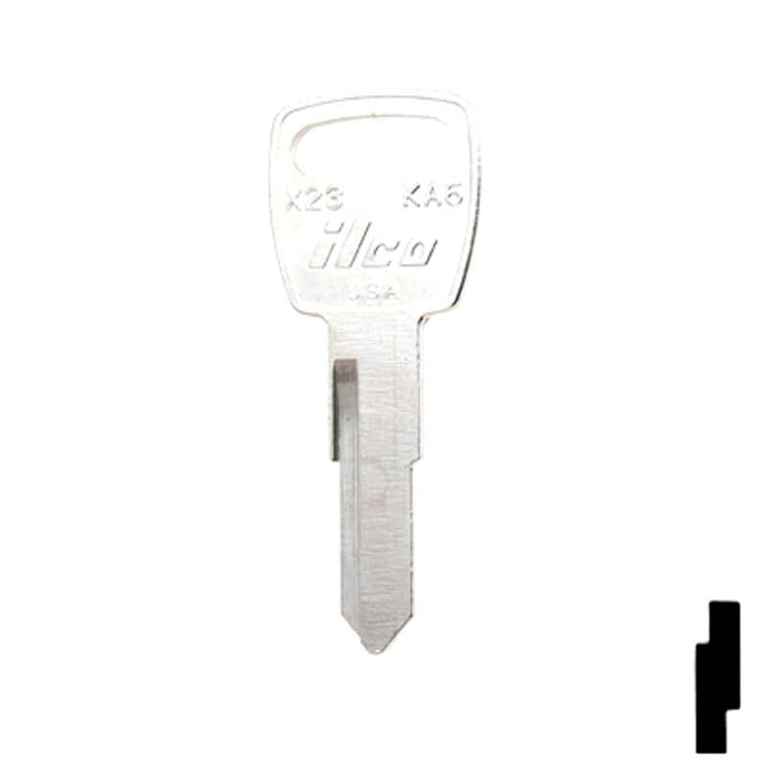 Uncut Key Blank | Kawasaki | X23, KA6 Power Sport Key Ilco