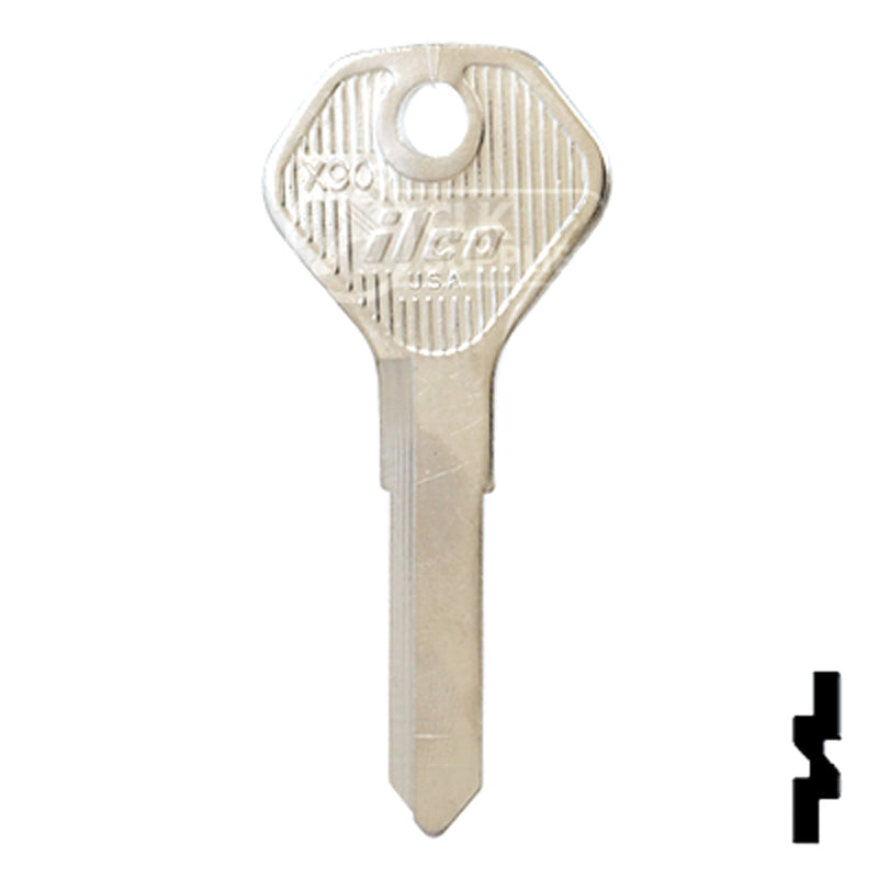 Uncut Key Blank | Kawasaki | X90 Power Sport Key Ilco